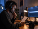 Independent musician checking a finished track before submitting music to radio